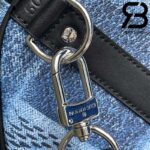 Túi Du Lịch LV Keepall Bandouliere 50 Monogram Blue Best Quality 99% Auth