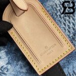 Túi Du Lịch LV Keepall Bandouliere 50 Monogram Blue Best Quality 99% Auth