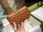 Túi Gucci Marmont matelassé super mini bag màu nâu best quality