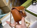 Túi Gucci Marmont matelassé super mini bag màu nâu best quality
