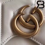 Túi Gucci Marmont small top handle bag trắng best quality