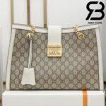 Túi Padlock GG medium shoulder bag trắng best quality