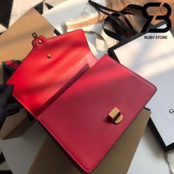 Túi Gucci Sylvie small shoulder bag màu đỏ best quality