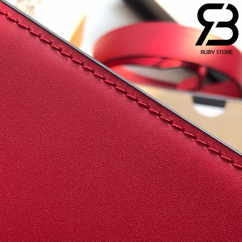 Túi Gucci Sylvie small shoulder bag màu đỏ best quality