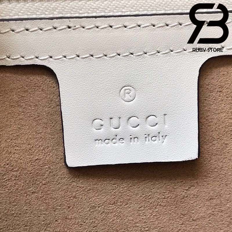 Túi Gucci Sylvie small shoulder bag màu trắng best quality