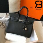 Túi Hermes Birkin Bag 25cm Black Togo Best Quality 99% Auth