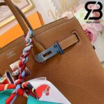 Túi Hermes Birkin Bag 30cm Nâu Khóa Bạc Best Quality 99% Auth