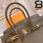 Túi Hermes Birkin Bag 30cm Xám Khóa Vàng Best Quality 99% Auth