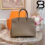 Túi Hermes Birkin Bag 30cm Xám Khóa Vàng Best Quality 99% Auth