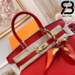 Túi Hermes Birkin Bag 30cm Đỏ Khóa Vàng Best Quality 99% Auth