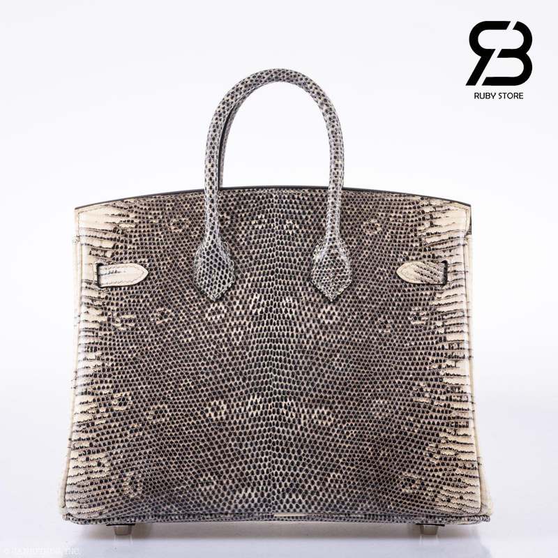 Chất liệu da thằn lằn của túi Hermes Birkin