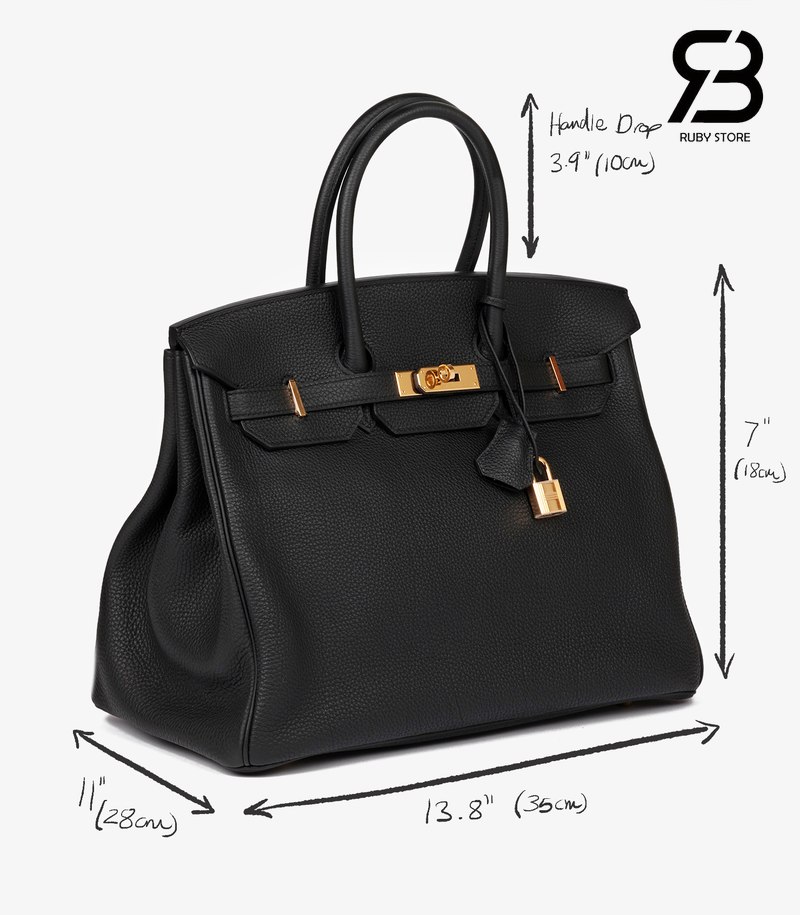 Kích thước túi Hermes Birkin 35