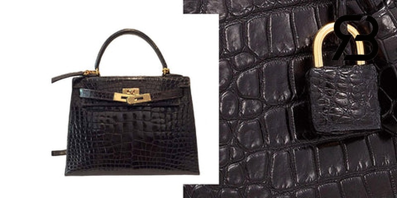 Chất liệu da cá sấu của túi Hermes Birkin