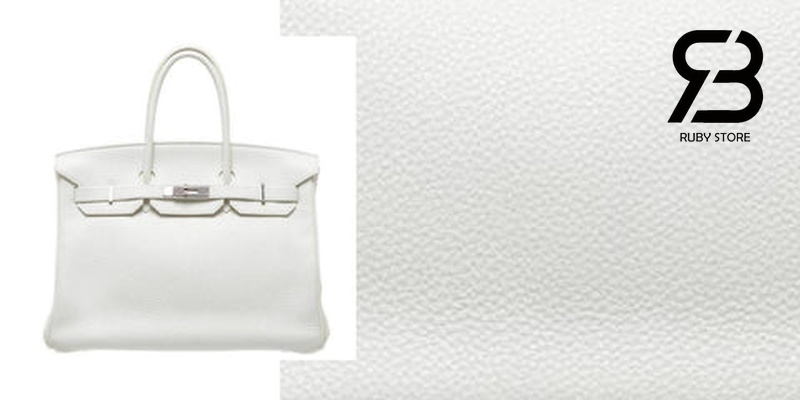 Chất liệu da Clemence của túi Hermes Birkin