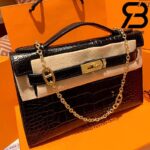 Túi Hermes Kelly Mini Bag Đen Da Bóng 19cm Best Quality 99% Auth
