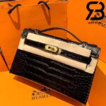 Túi Hermes Kelly Mini Bag Đen Da Bóng 19cm Best Quality 99% Auth
