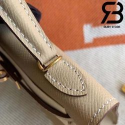 Túi Hermes Kelly Bag Grey 19cm Best Quality 99% Auth