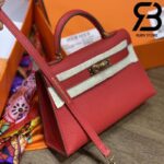 Túi Hermes Kelly Mini Bag Red 19cm Best Quality 99% Auth