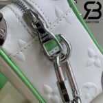 Túi LV Mini Soft Trunk White Green Best Quality 99% Auth