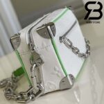 Túi LV Mini Soft Trunk White Green Best Quality 99% Auth