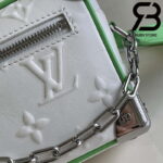 Túi LV Mini Soft Trunk White Green Best Quality 99% Auth