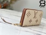 Túi LV Zippy Wallet Cream Hồng Best Quality 99% Auth