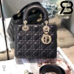 Túi Medium Lady Dior Bag Màu Đen Best Quality 99% Auth