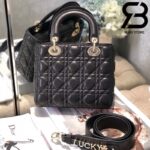 Túi Medium Lady Dior Bag Màu Đen Best Quality 99% Auth