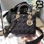 Túi Medium Lady Dior Bag Màu Đen Best Quality 99% Auth
