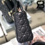 Túi Medium Lady Dior Bag Màu Đen Best Quality 99% Auth