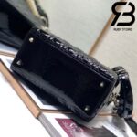 Túi Medium Lady Dior Bag Đen Bóng Best Quality 99% Auth