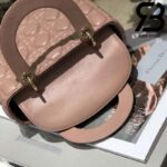 Túi Medium Lady Dior Bag Màu Hồng Best Quality 99% Auth