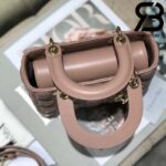 Túi Medium Lady Dior Bag Màu Hồng Best Quality 99% Auth