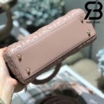 Túi Medium Lady Dior Bag Màu Hồng Best Quality 99% Auth