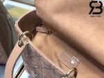 Túi Medium Lady Dior Bag Hồng Bóng Best Quality 99% Auth