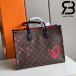 Túi LV Onthego MM Monogram Love Print Best Quality 99% Auth