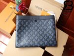 Túi LV Discovery Pochette GM Monogram Black Blue Best Quality 99% Auth