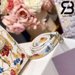 Túi Medium Dior D-Lite Hoa Vàng 24cm Best Quality 99% Auth
