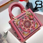 Túi Medium Dior D-Lite Hồng Best Quality 99% Auth