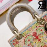 Túi Medium Dior D-Lite Xanh 24cm Best Quality 99% Auth