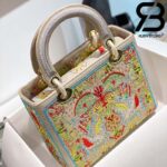 Túi Medium Dior D-Lite Xanh 24cm Best Quality 99% Auth