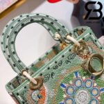 Túi Medium Dior D-Lite Xanh Matcha 24cm Best Quality 99% Auth