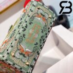 Túi Medium Dior D-Lite Xanh Matcha 24cm Best Quality 99% Auth