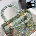 Túi Medium Dior D-Lite Xanh Matcha 24cm Best Quality 99% Auth