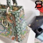 Túi Medium Dior D-Lite Xanh Matcha 24cm Best Quality 99% Auth