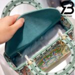Túi Medium Dior D-Lite Xanh Matcha 24cm Best Quality 99% Auth