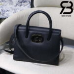 Túi Medium Dior St Honoré Tote Đen 25cm Best Quality 99% Auth