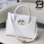 Túi Medium Dior St Honoré Tote Trắng 25cm Best Quality 99% Auth