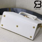 Túi Medium Dior St Honoré Tote Trắng 25cm Best Quality 99% Auth