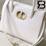 Túi Medium Dior St Honoré Tote Trắng 25cm Best Quality 99% Auth